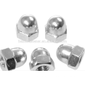 high quality stanless steel flange cap nut, flange head nut